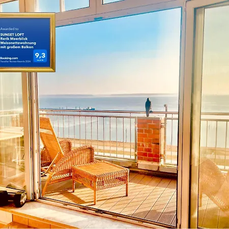 Sunset Loft Meerblick Maisonettewohnung Mit Grossem Balkon